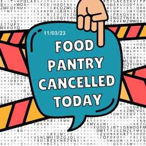Food Pantry is Cancelled